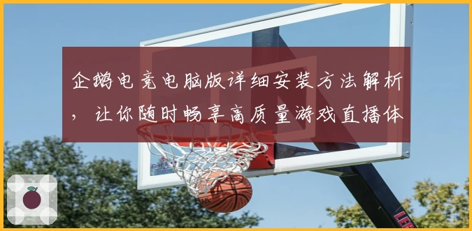 企鹅电竞电脑版详细安装方法解析,让你随时畅享高质量游戏直播体验